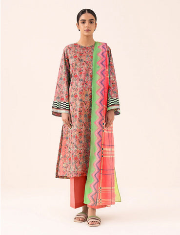 Sapphire Unstitched Printed Linen 3-Pc 