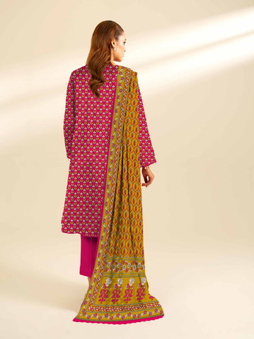 Sapphire Unstitched Printed Linen 3-Pc 