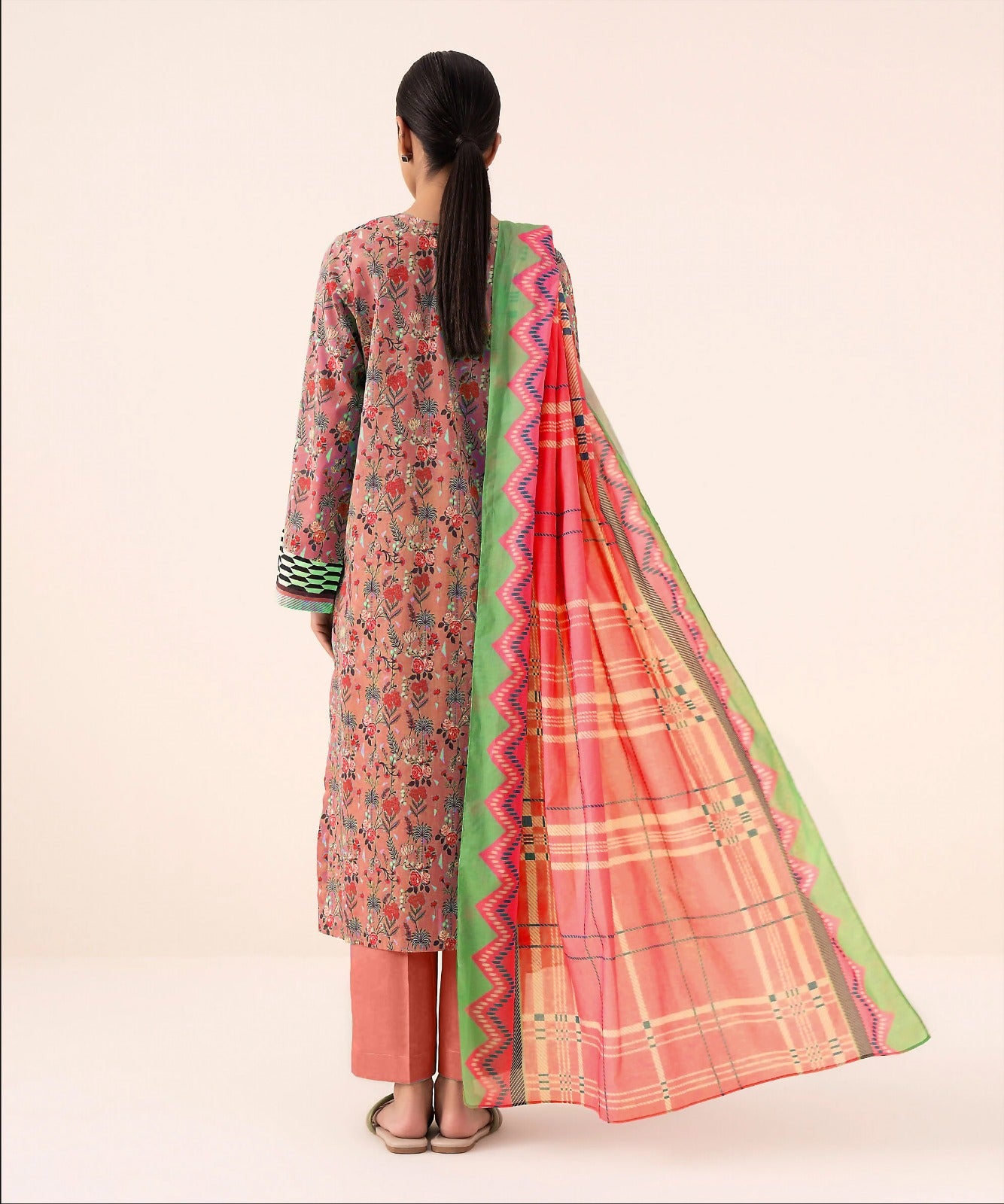 Sapphire Unstitched Printed Linen 3-Pc 