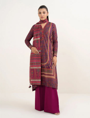 Sapphire Unstitched Printed Linen 3-Pc 