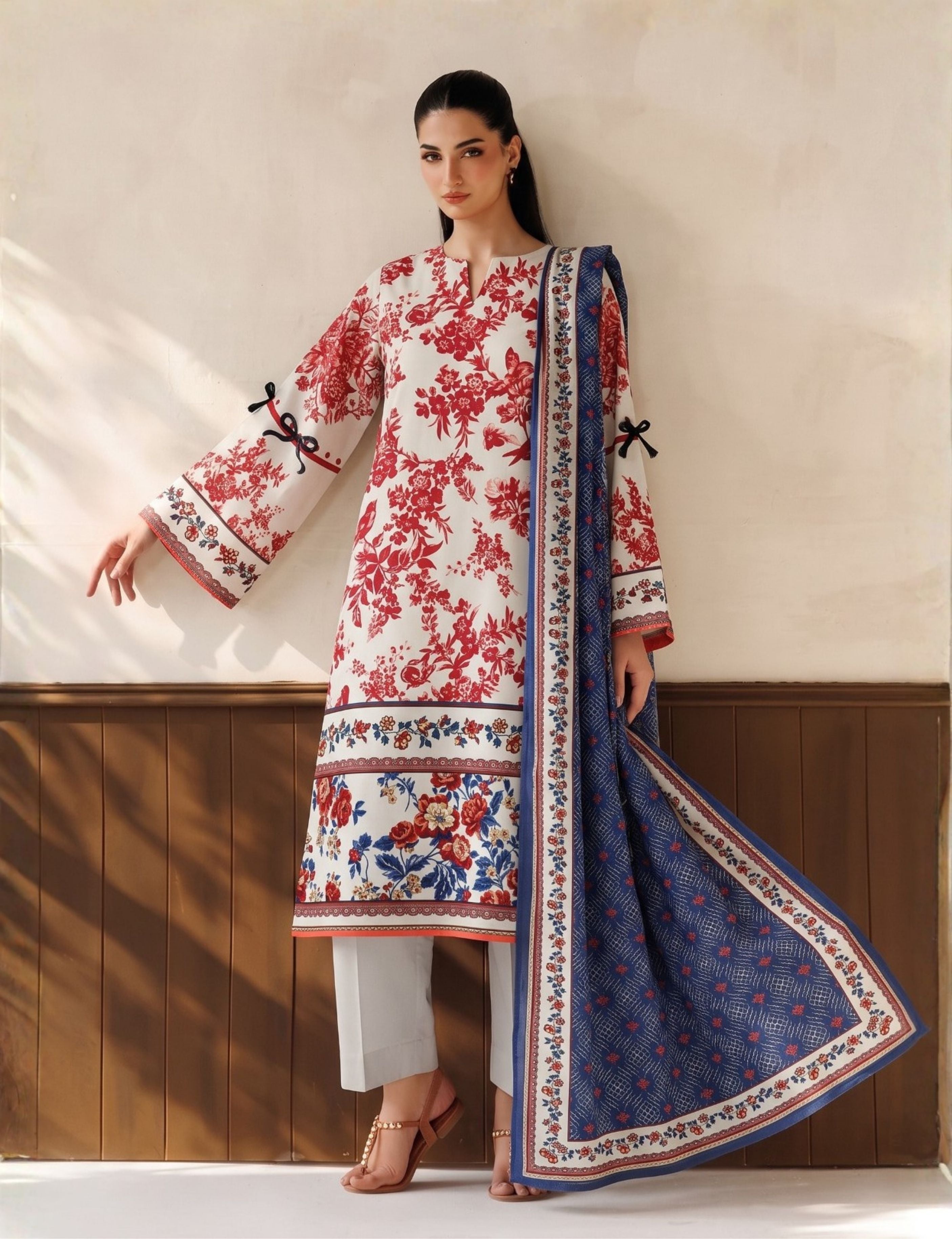 sapphire print lawn
