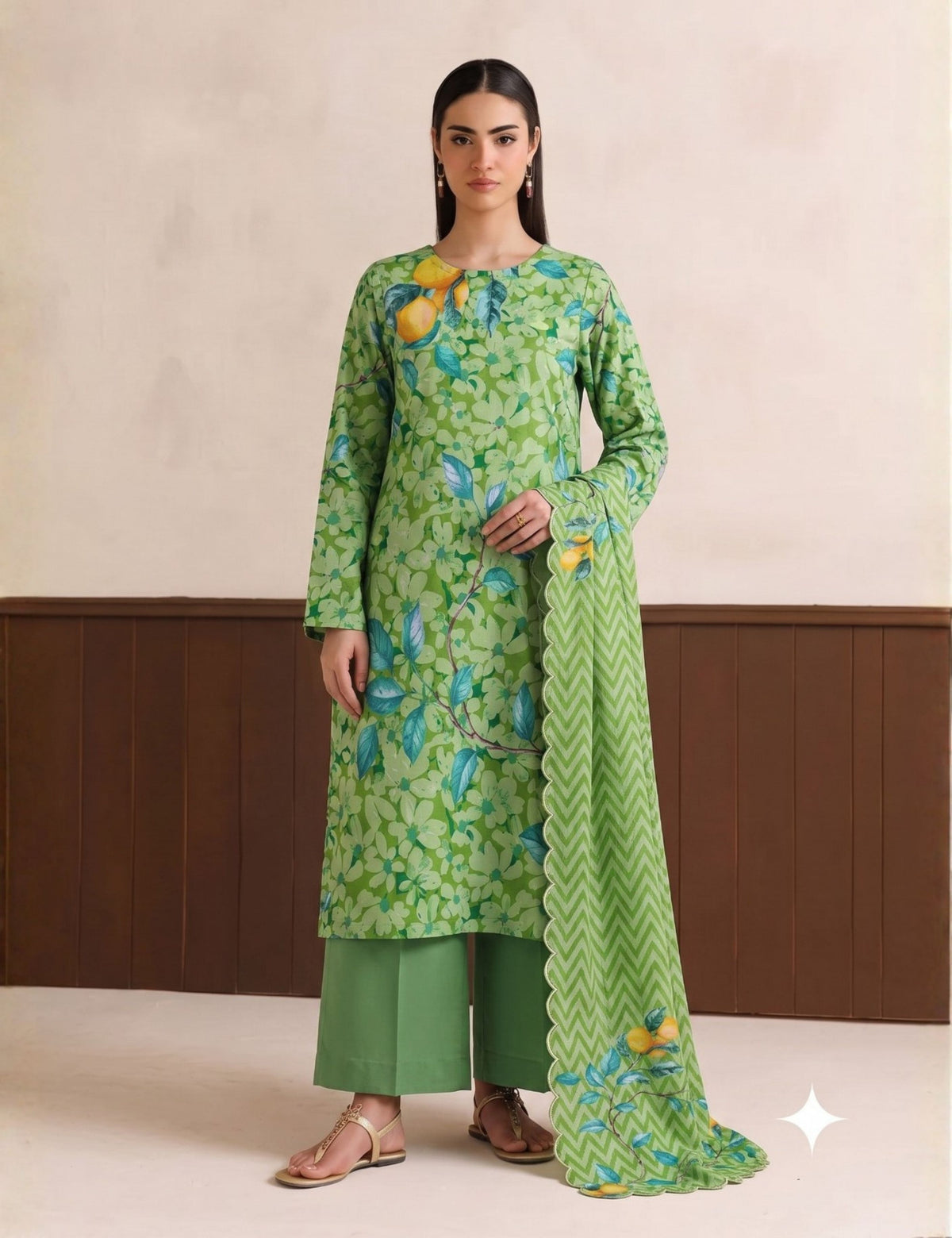 sapphire print lawn