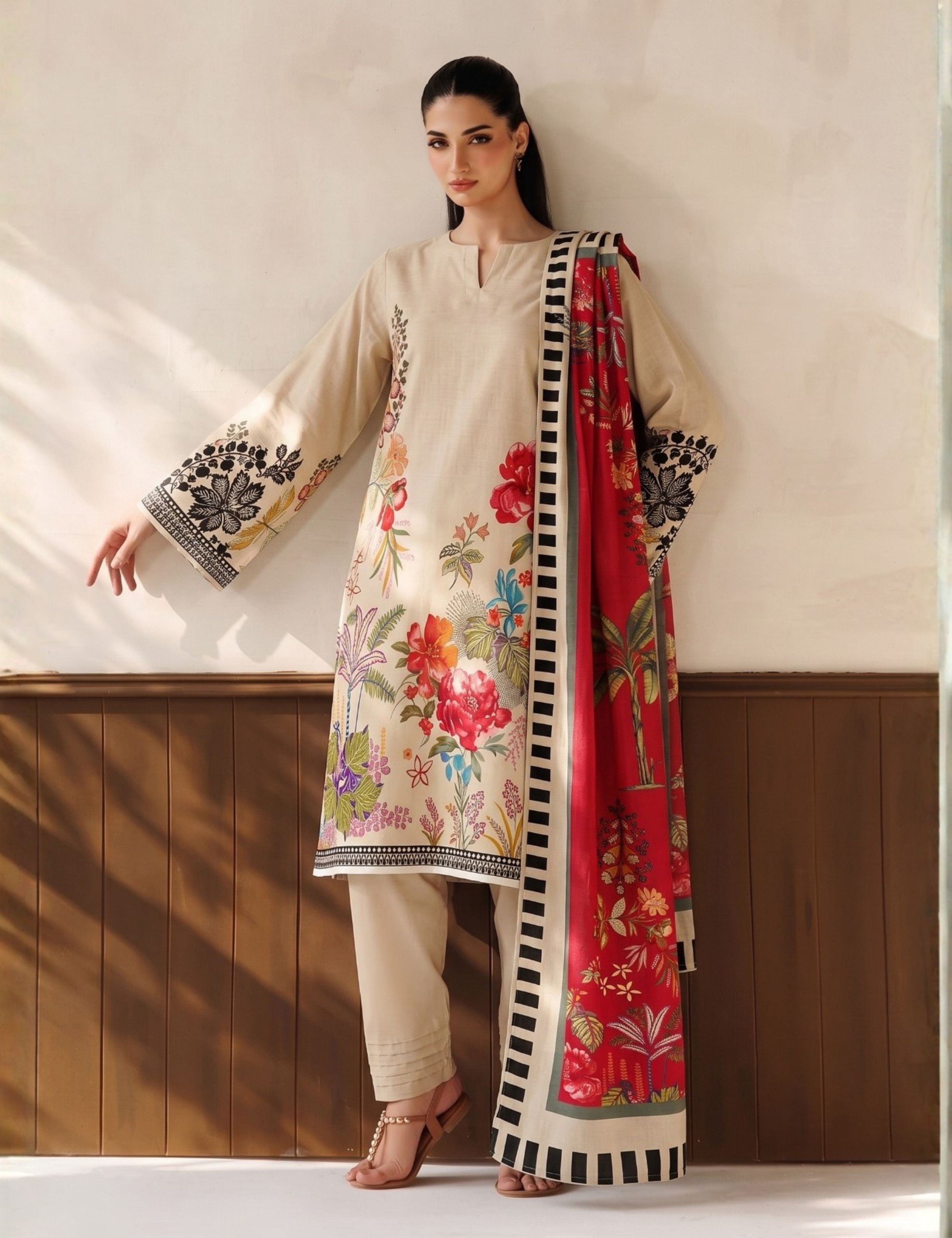 sapphire print lawn
