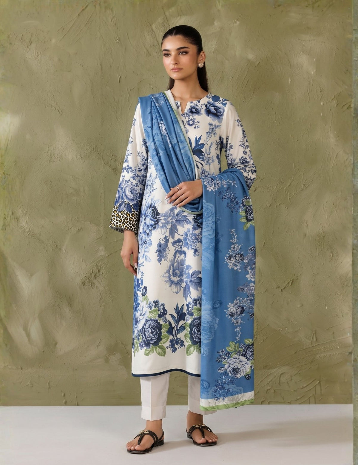 sapphire print lawn