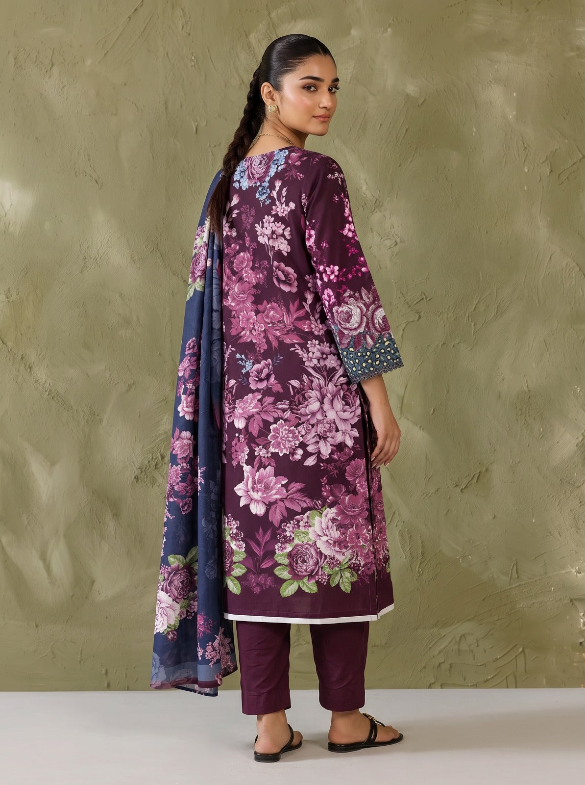 sapphire print lawn