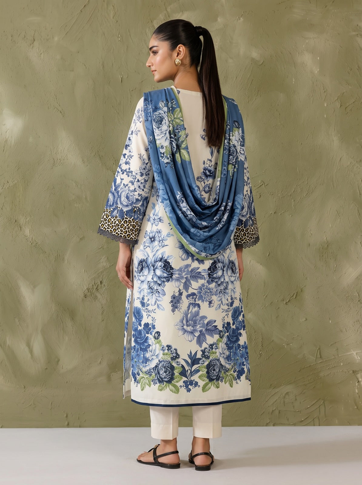 sapphire print lawn