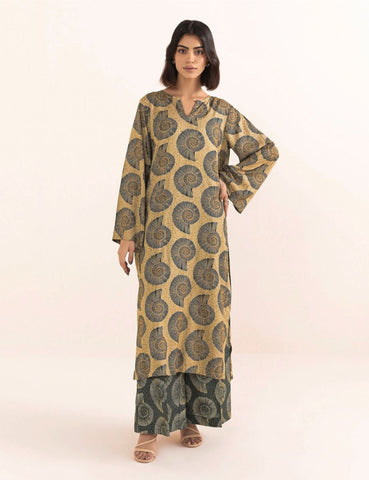 Unstitched Sapphire Printed Linen 2-Pc 07