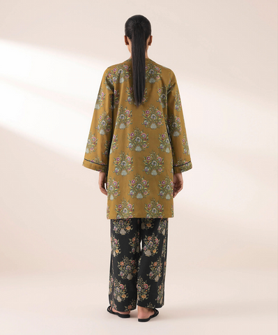 Unstitched Sapphire Printed Linen 2-Pc 08