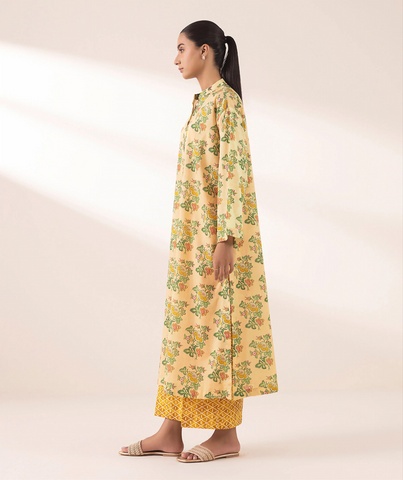 Unstitched Sapphire Printed Linen 2-Pc 10