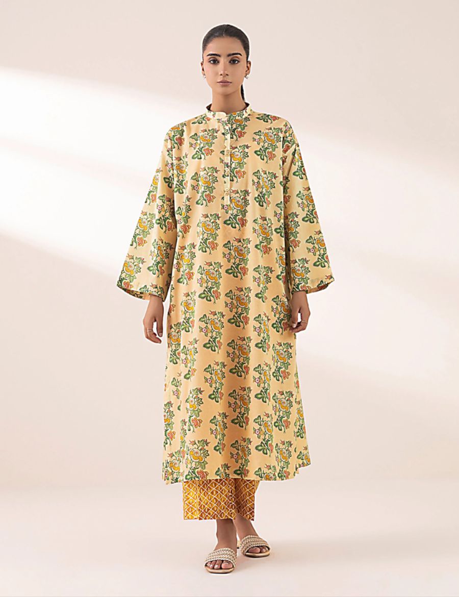 Unstitched Sapphire Printed Linen 2-Pc 10