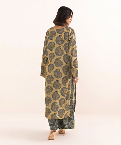 Unstitched Sapphire Printed Linen 2-Pc 07