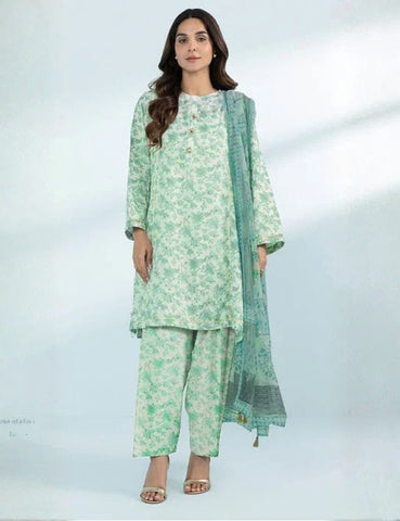 Sapphire Printed Lawn 3PC V-11
