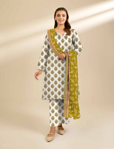 Sapphire Unstitched Printed Linen 3-Pc