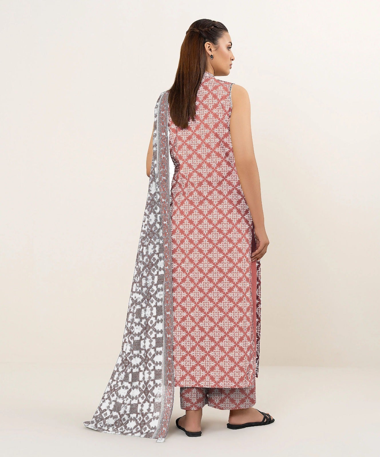 Sapphire Unstitched Printed Linen 3-Pc