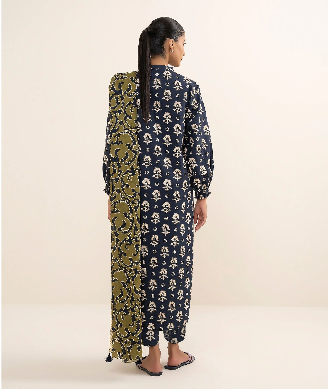 Sapphire Unstitched Printed Linen 3-Pc