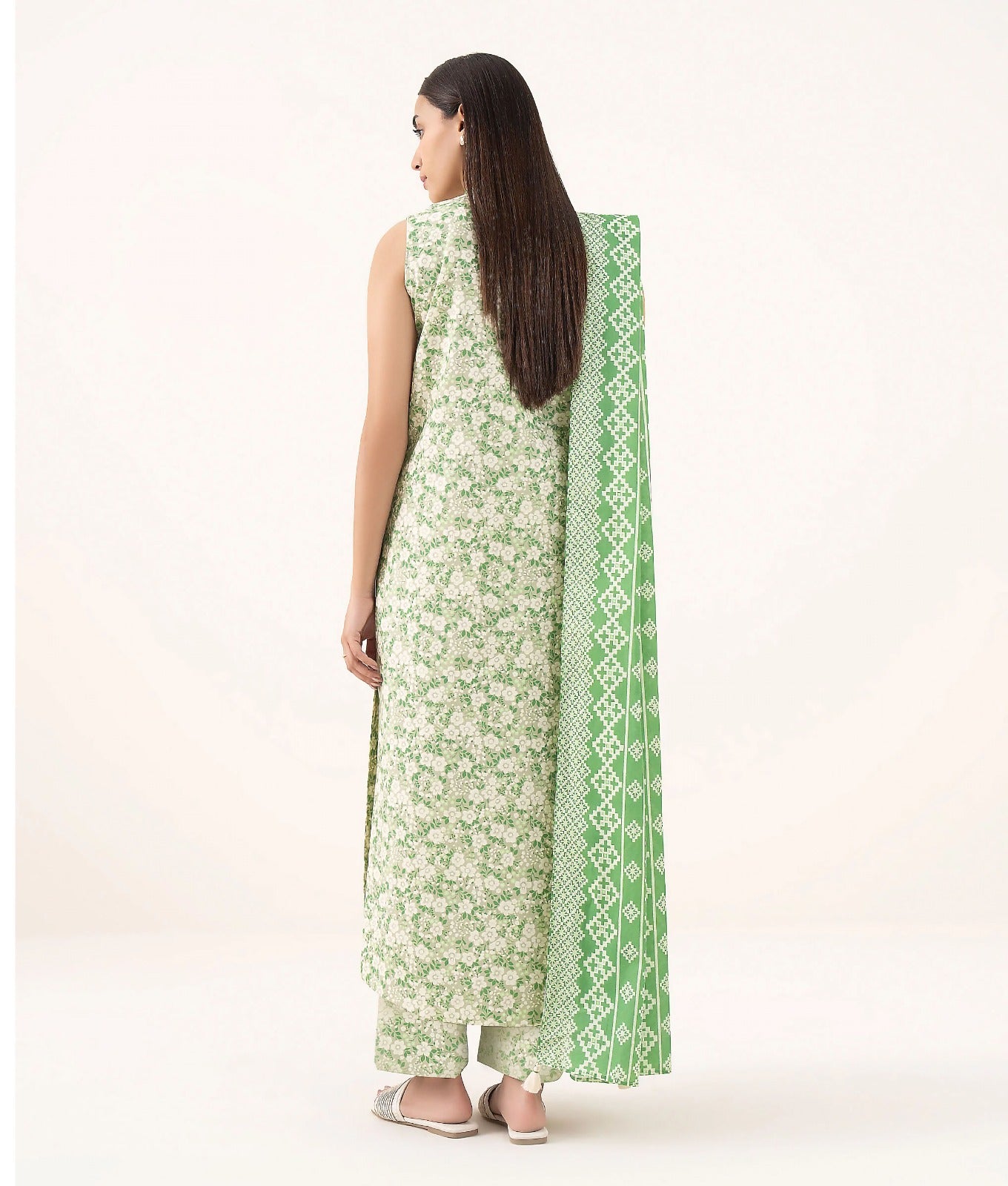 Sapphire Unstitched Printed Linen 3-Pc
