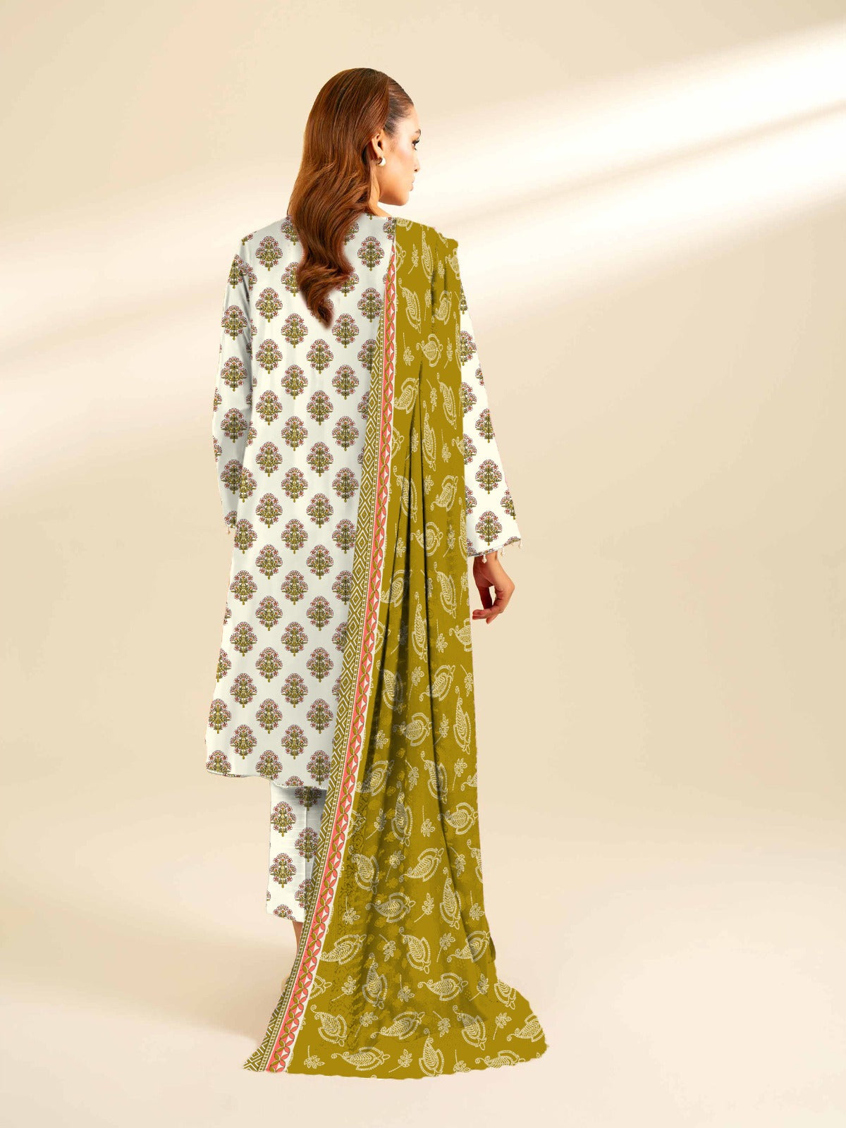 Sapphire Unstitched Printed Linen 3-Pc