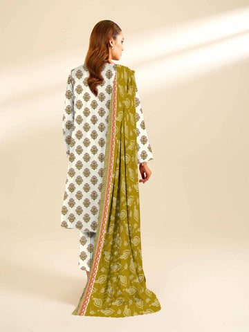 Sapphire Unstitched Printed Linen 3-Pc