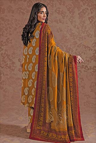Sawan Printed Khaddar 3-Pc SP-4467