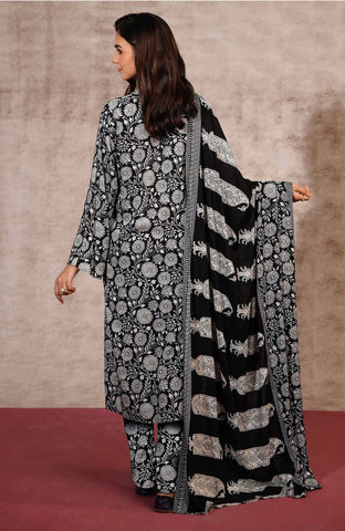 Sawan Printed Khaddar 3-Pc SP-4464