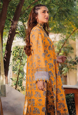 Sawan Printed Khaddar 3-Pc SP-4465