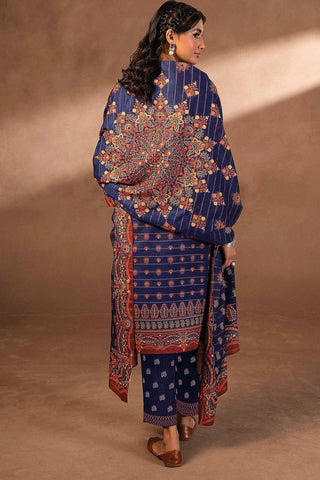 Sawan Printed Khaddar 3-Pc SP-4473