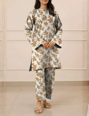 Saya Unstitched Printed Khaddar 2-Pc