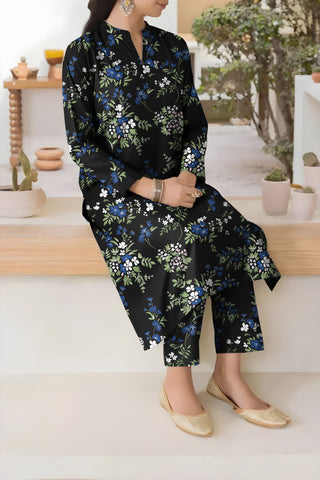 Saya Unstitched Printed Khaddar 2-Pc