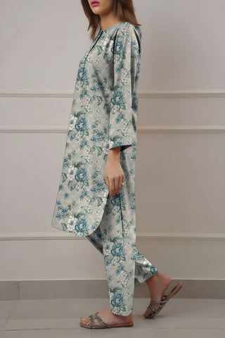 Saya Unstitched Printed Khaddar 2-Pc