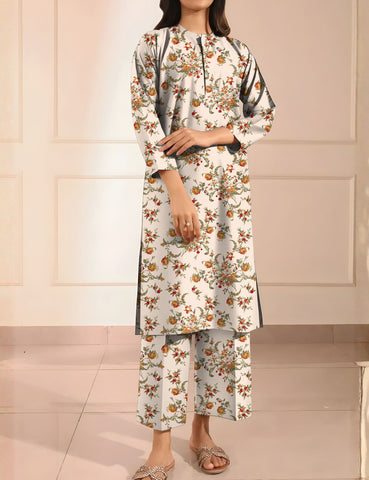 Saya Unstitched Printed Khaddar 2-Pc