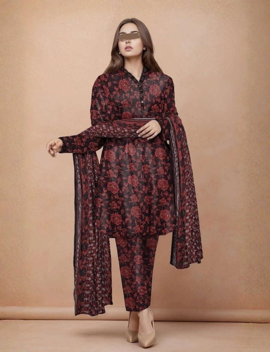 Saya Printed Lawn Suit 3pc 13B