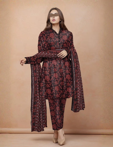 Saya Printed Lawn Suit 3pc 13B