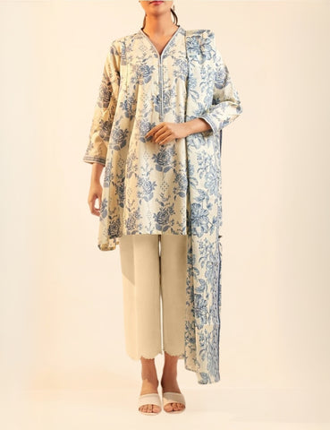 Saya Printed Lawn Suit 3pc U01-25380-04A