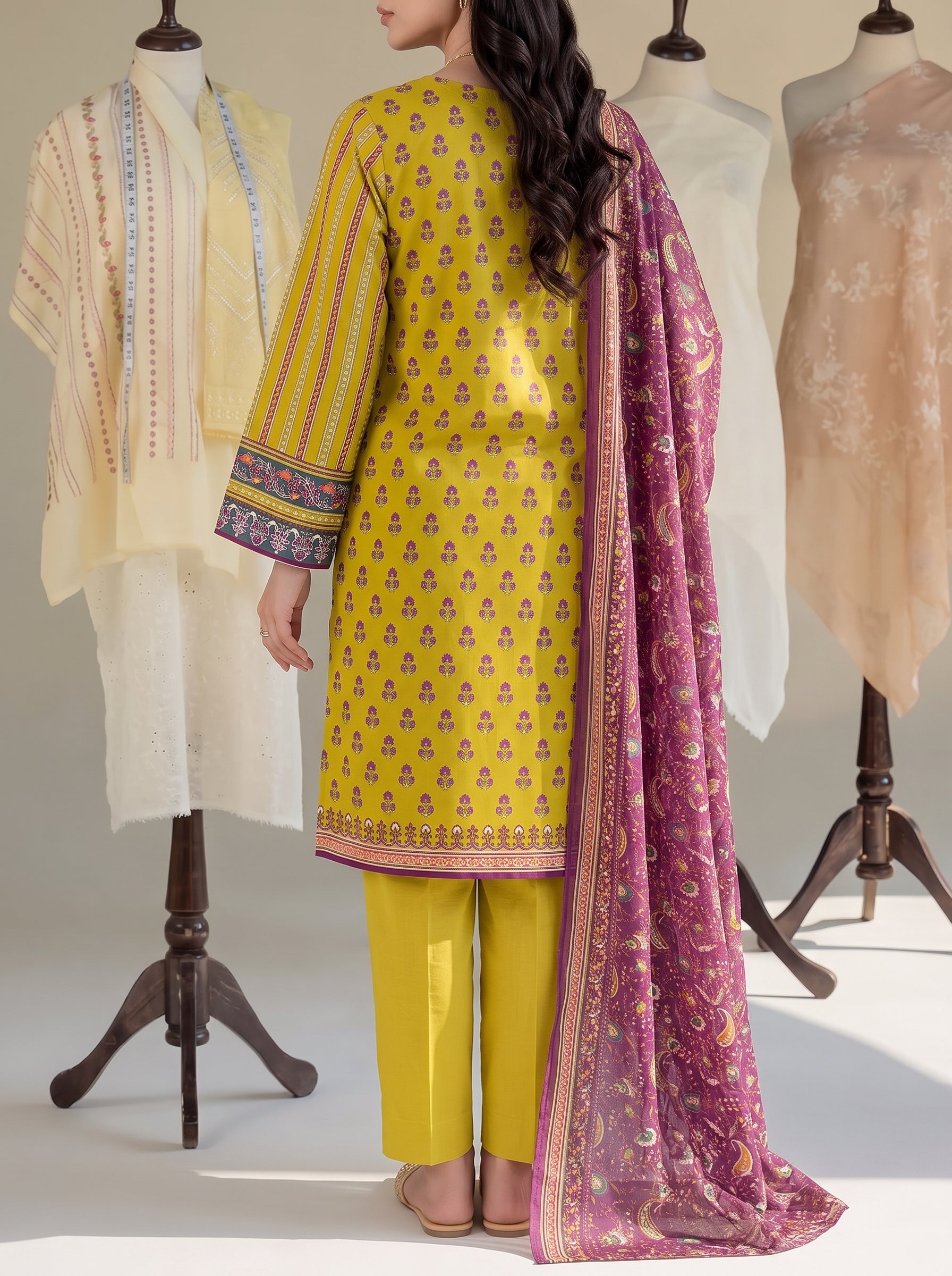 Saya Premium Print Lawn Unstitched 3-Piece 07A