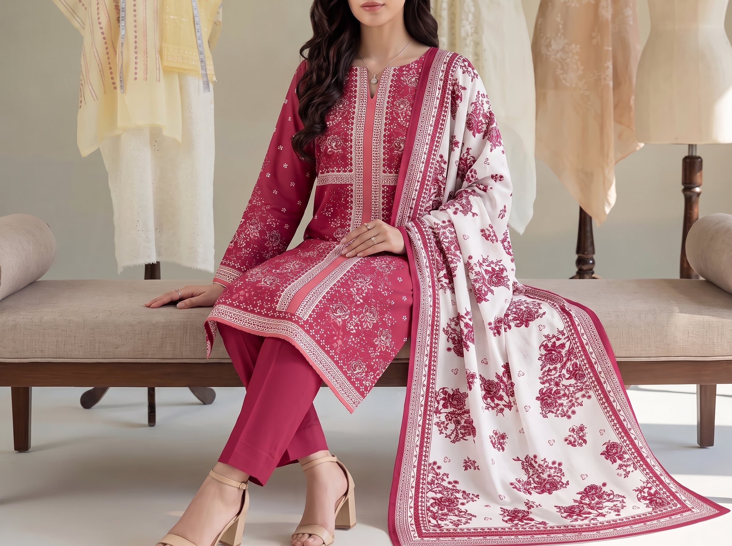 Saya Premium Print Lawn Unstitched 3-Piece E03A