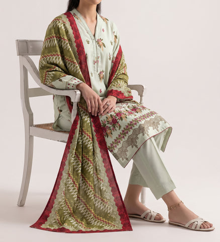 Saya Premium Print Lawn Unstitched 3-Piece U01