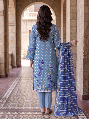 Saya Premium Print Lawn Unstitched 3-Piece U07