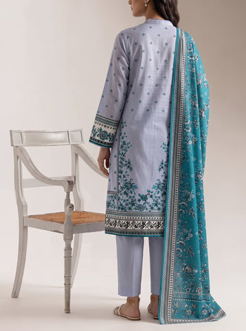 Saya Premium Print Lawn Unstitched 3-Piece 01B