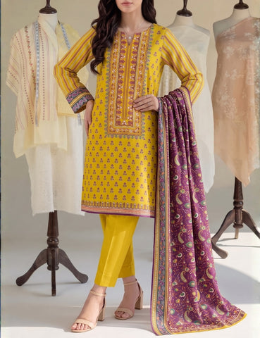 Saya Premium Print Lawn Unstitched 3-Piece 07A