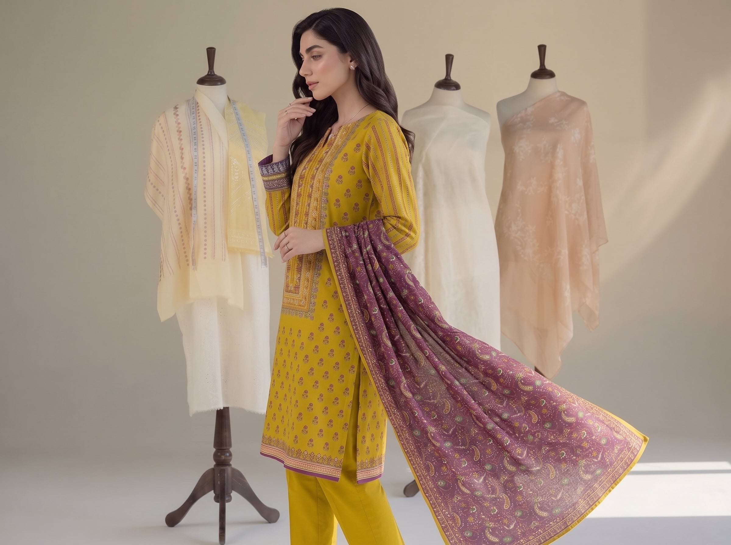 Saya Premium Print Lawn Unstitched 3-Piece 07A