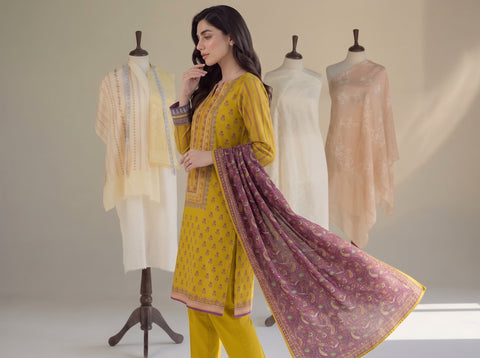 Saya Premium Print Lawn Unstitched 3-Piece 07A