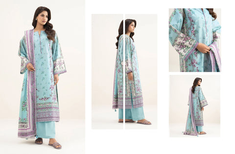 Set of Agha Noor Printed Lawn 3PC V-633