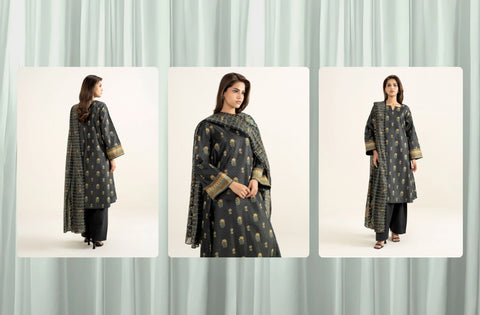 Set of Agha Noor Printed Lawn 3PC V-633