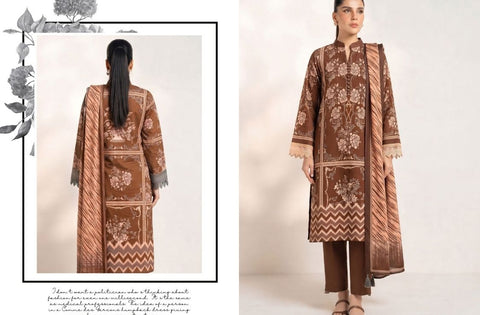 Set of Alkaram Studio Printed Khaddar 3pc
