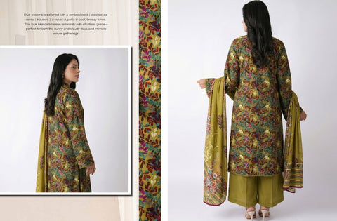 Set of Bareeze Print Lawn 3PC V-630