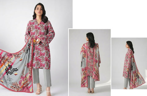 Set of Bareeze Print Lawn 3PC V-630