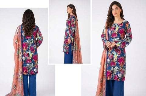 Set of Bareeze Print Lawn 3PC V-630