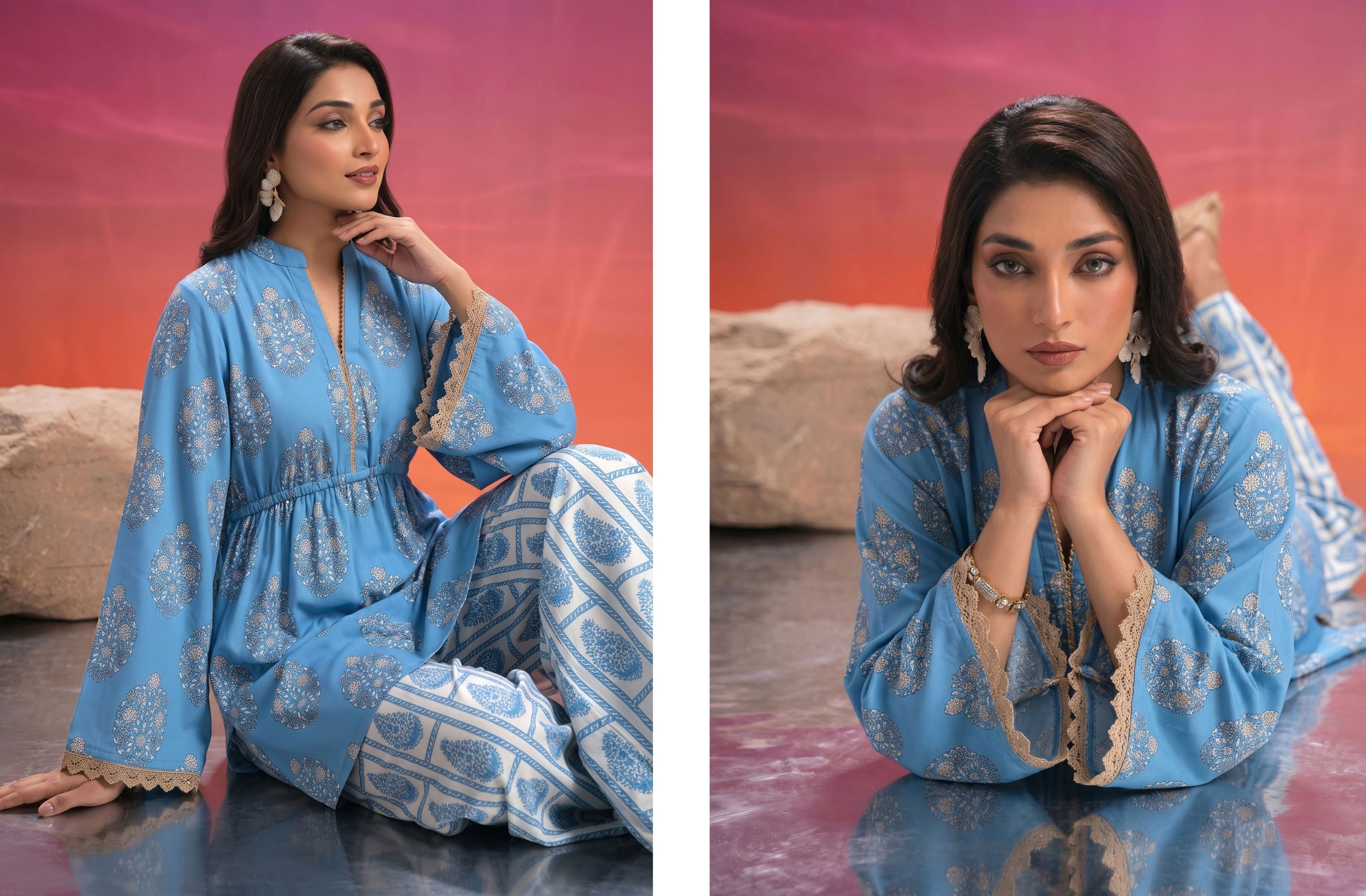 set of bareeze linen 2pc