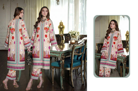 Set of Coco Print Lawn 2Pc