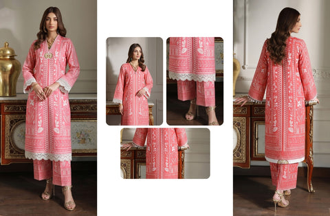 Set of Coco Print Lawn 2Pc